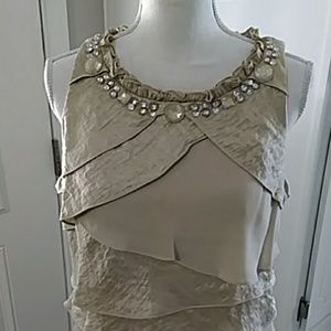 Gold Dress Barn Collection Dress 16